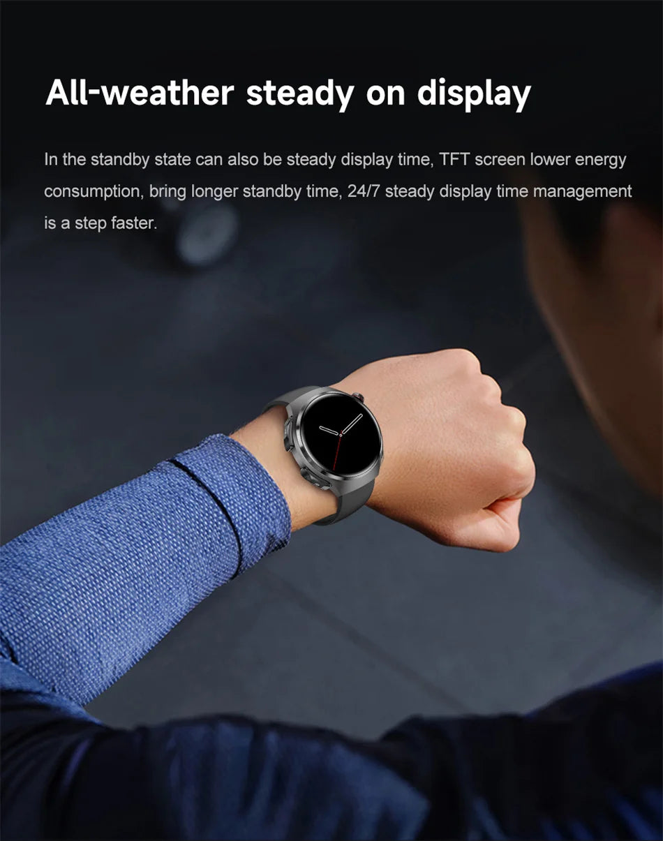 2025 New for HUAWEI Original Premium GPS Smart Watch TWS 2 in 1 NFC Bluetooth Call Earphone Heart Rate Waterproof Smart Bracelet