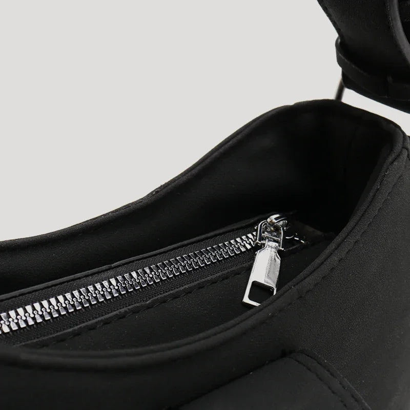Casual Bags For Women Luxury Designer Brand Handbags And Purses 2024 New In PU Nubuck Sheet Metal Decoration Crossbody Bag Small