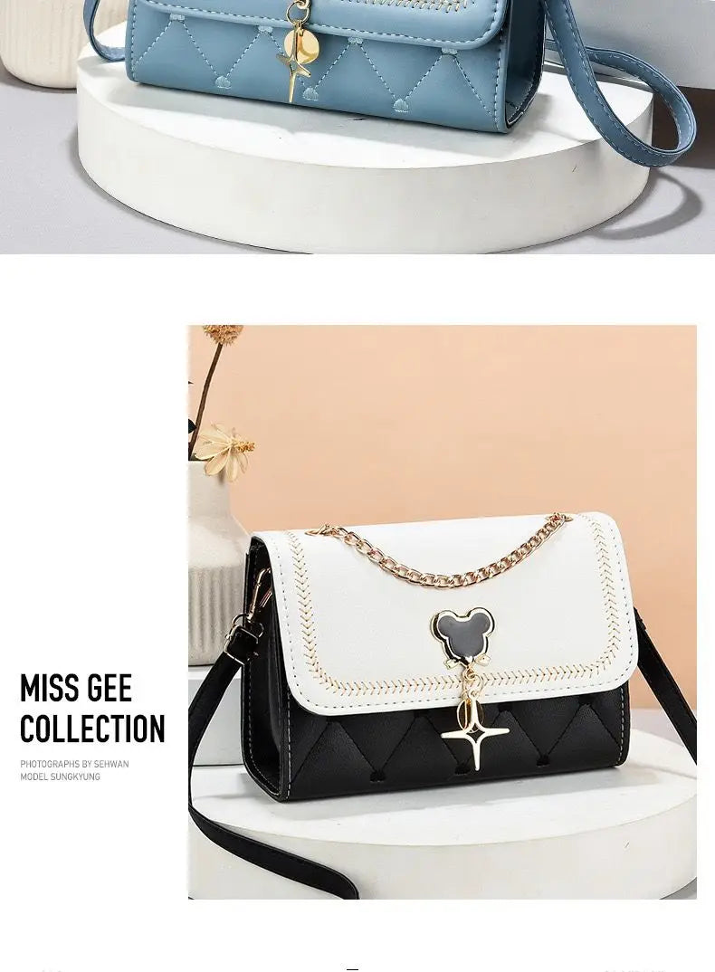 Disney cute Mickey Women's Crossbody Shoulder Bag Luxury Brand Fashion Girls' Handbag High Quality Multifunctional Women's Bag