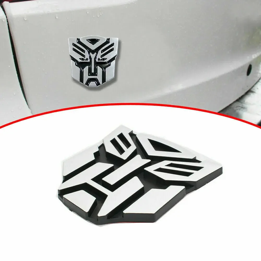 Car 3D Car Stickers Transformer Badge Decepticon Emblem Tail Decal Cool Autobots Logo Car Styling Motorcycle Car Accessories