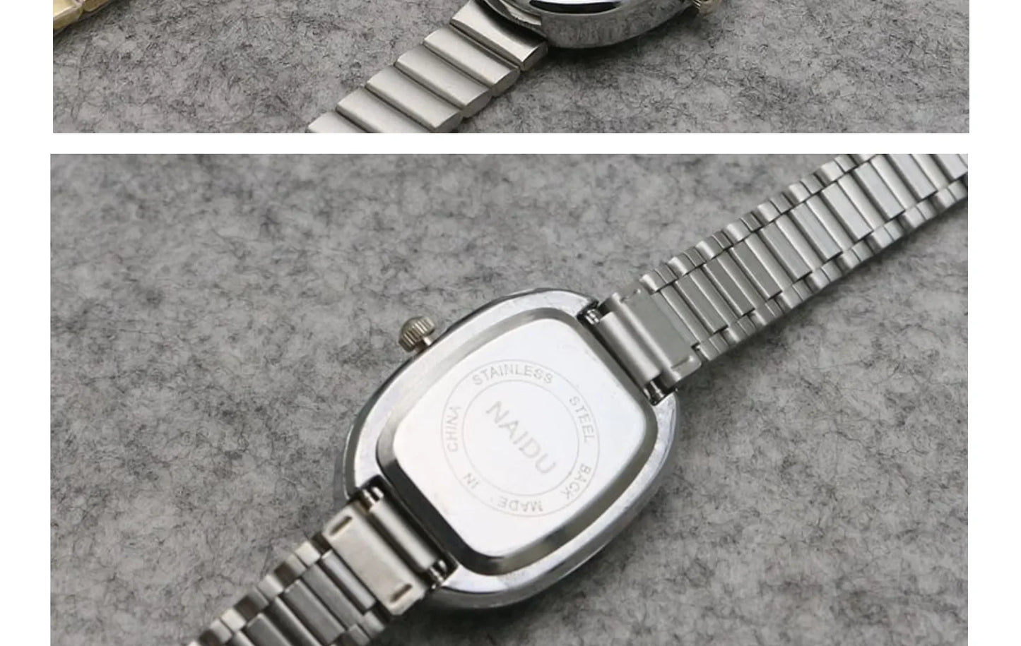 Oval Small Dial Women Quartz Watch Stainless Steel Bamboo Strap Girl Student Leisure Fashion Luxury Gift Wristwatch Dropshipping