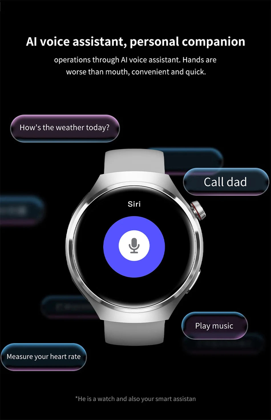 2025 New for HUAWEI Original Premium GPS Smart Watch TWS 2 in 1 NFC Bluetooth Call Earphone Heart Rate Waterproof Smart Bracelet
