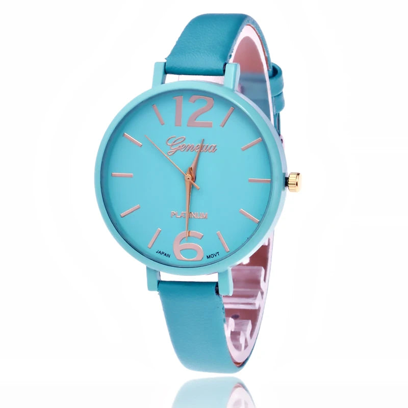 New simple silicone Brand WOKAI Casual Quartz Watch Women Crystal Silicone Watches Relogio Feminino Wrist Watch Hot sale