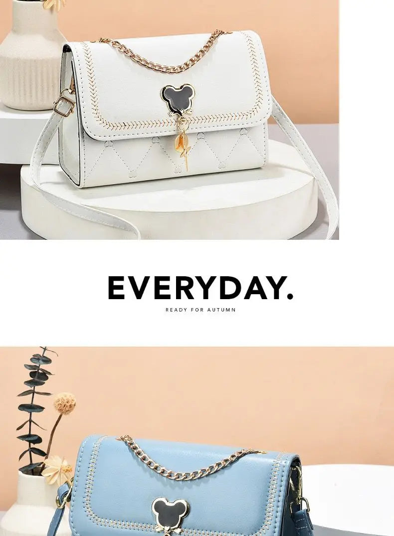 Disney cute Mickey Women's Crossbody Shoulder Bag Luxury Brand Fashion Girls' Handbag High Quality Multifunctional Women's Bag