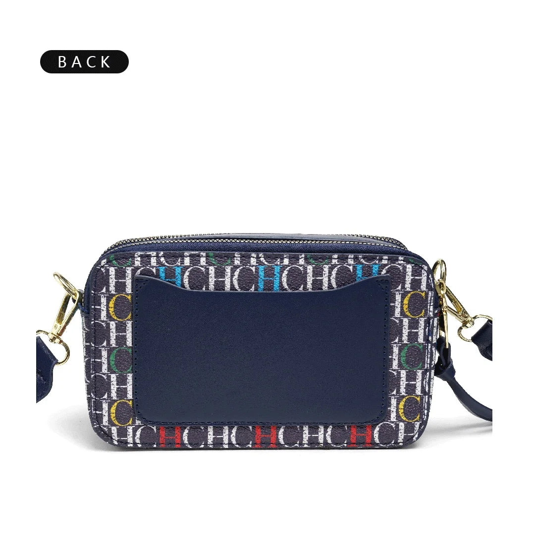 CH Women's Crossbody Bag Letter High Quality Bag Fashion Women's Elegant Shoulder Bag Square Design Solid Color Classic Trendy
