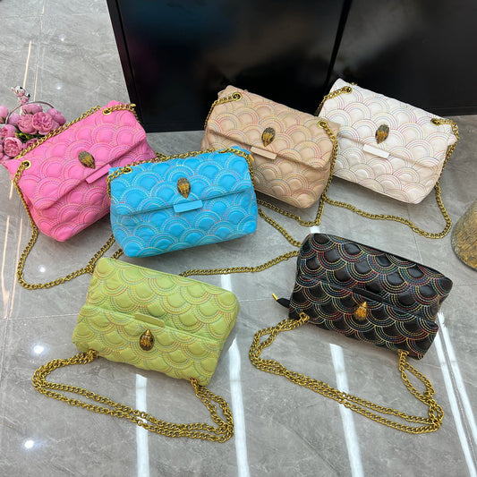 2024 New Season Fashion Textured Shoulder Bag, Simple and Versatile Tote, Designer Stitched Solid Color Crossbody Bag