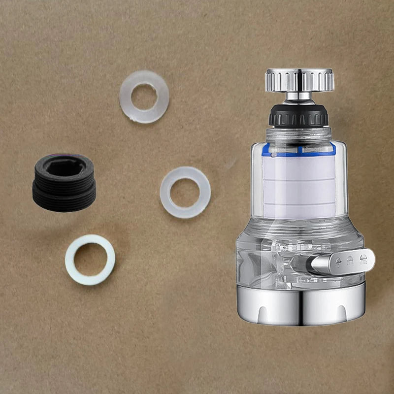 Baokemo 360 Rotating Water Purifier Filter Tap Universal For Kitchen Bathroom Shower Household Filter PP Cotton High Density