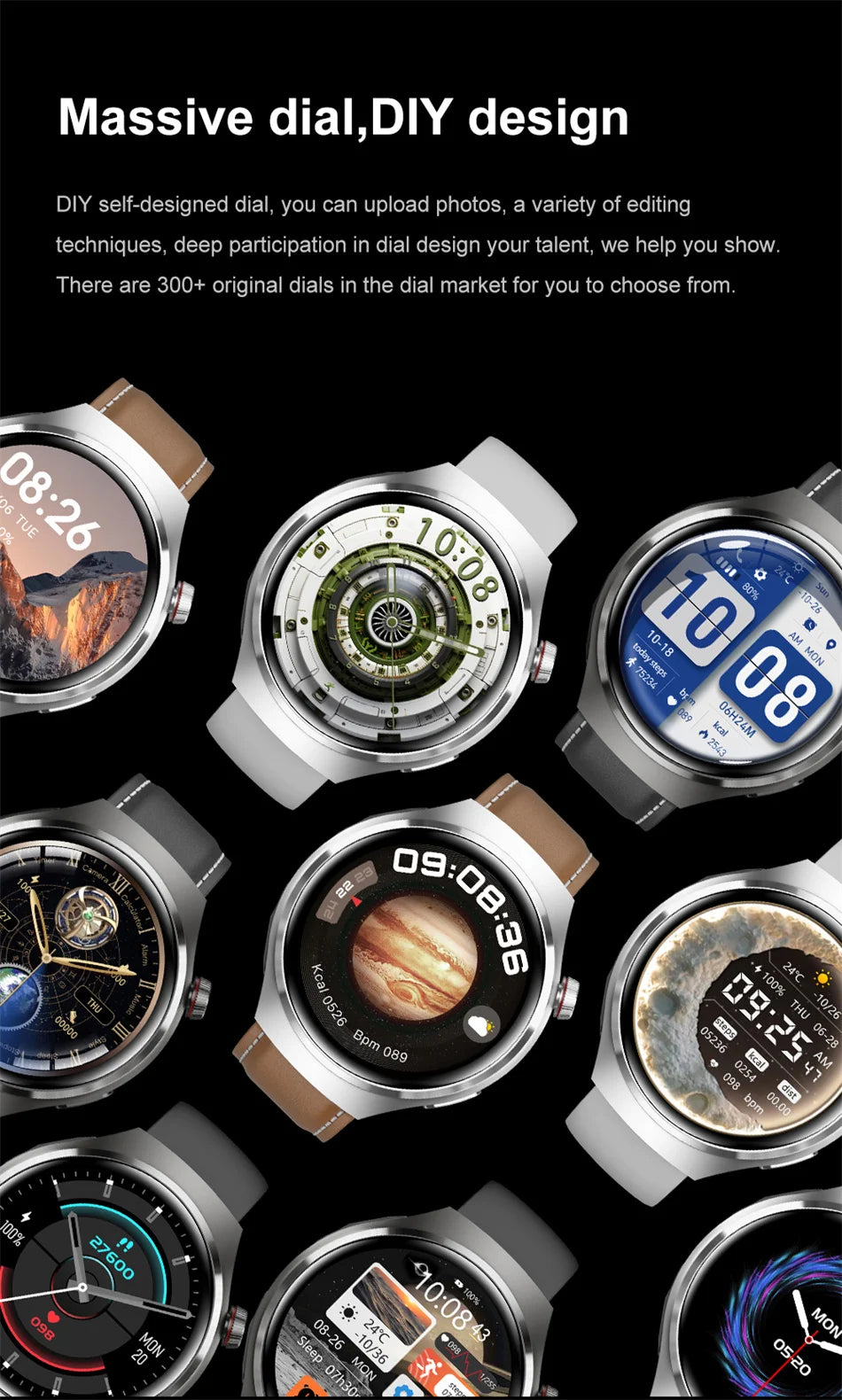 2025 New for HUAWEI Original Premium GPS Smart Watch TWS 2 in 1 NFC Bluetooth Call Earphone Heart Rate Waterproof Smart Bracelet