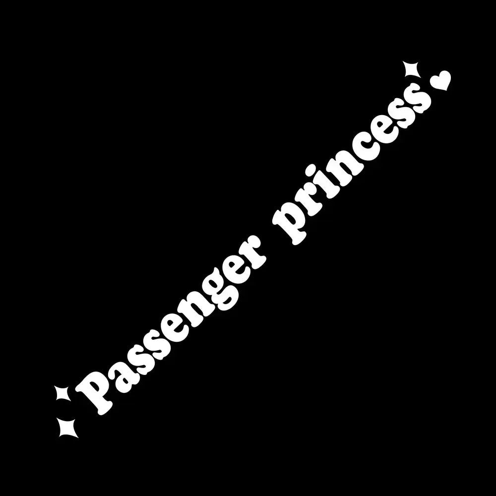Passenger Princess Car Sticker Cute Car Mirror Sticker Princess Car Sticker Self-adhesive Rearview Mirror for Suv