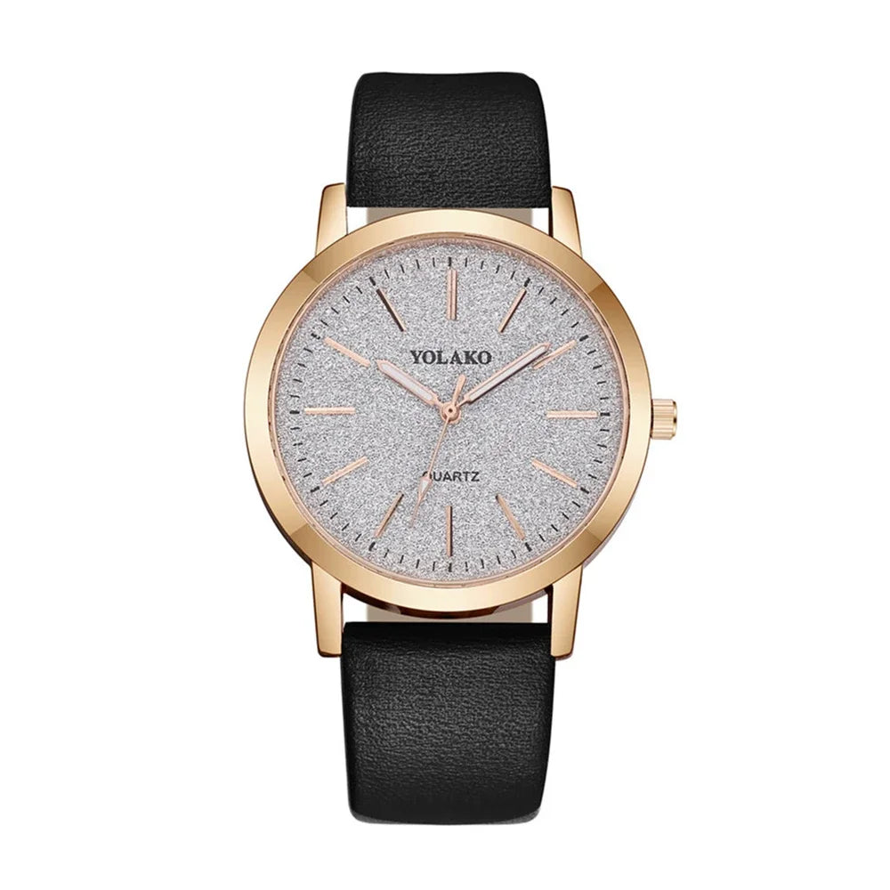 Fashion Women Leather Quartz watch