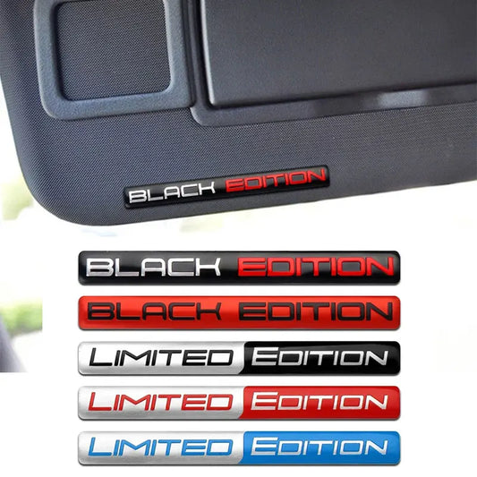 3D Car Racing Sport Adhesive Emblem Rear Trunk Badge Fender Sticker Body Decal Car Accessories