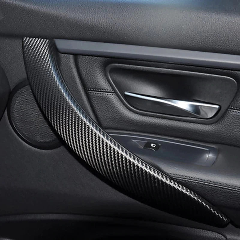 Anti Scratch Car Door Sill Protector Sticker Nano Carbon Fiber DIY Paste Protector Strip Auto Side Mirror Protection Tape Film