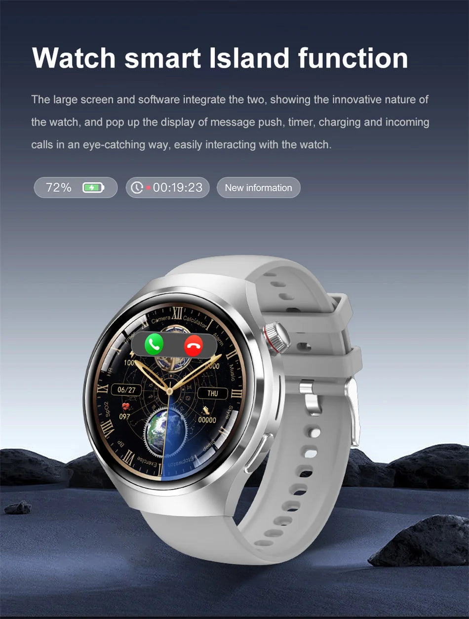 2025 New for HUAWEI Original Premium GPS Smart Watch TWS 2 in 1 NFC Bluetooth Call Earphone Heart Rate Waterproof Smart Bracelet