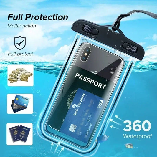Universal Underwater Phone Protector Pouch Cover Waterproof Phone Case Swimming Water Proof Bag for IPhone Samsung Xiaomi Redmi