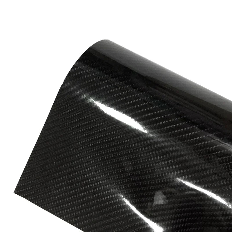6D Carbon Fiber Vinyl High Glossy Black 6D Texture Film Wrap Car Motocycle Decal Sticker Color Change