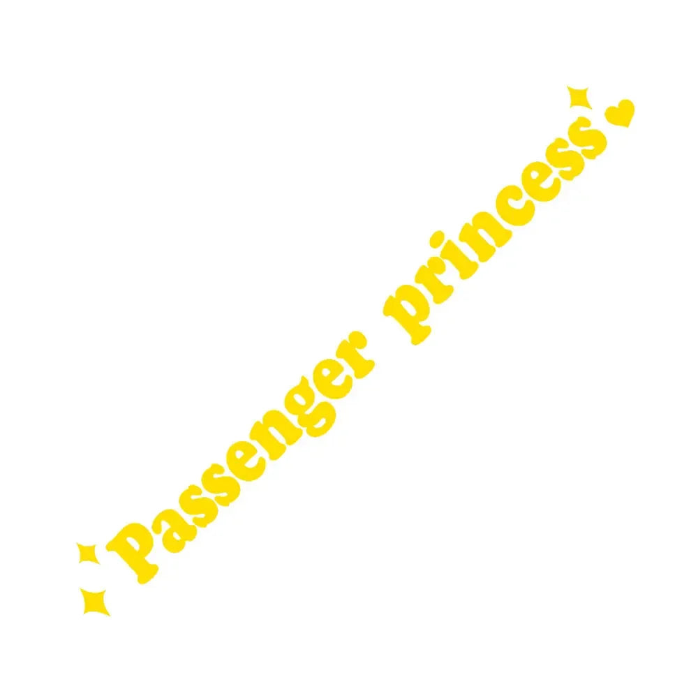Passenger Princess Car Sticker Cute Car Mirror Sticker Princess Car Sticker Self-adhesive Rearview Mirror for Suv