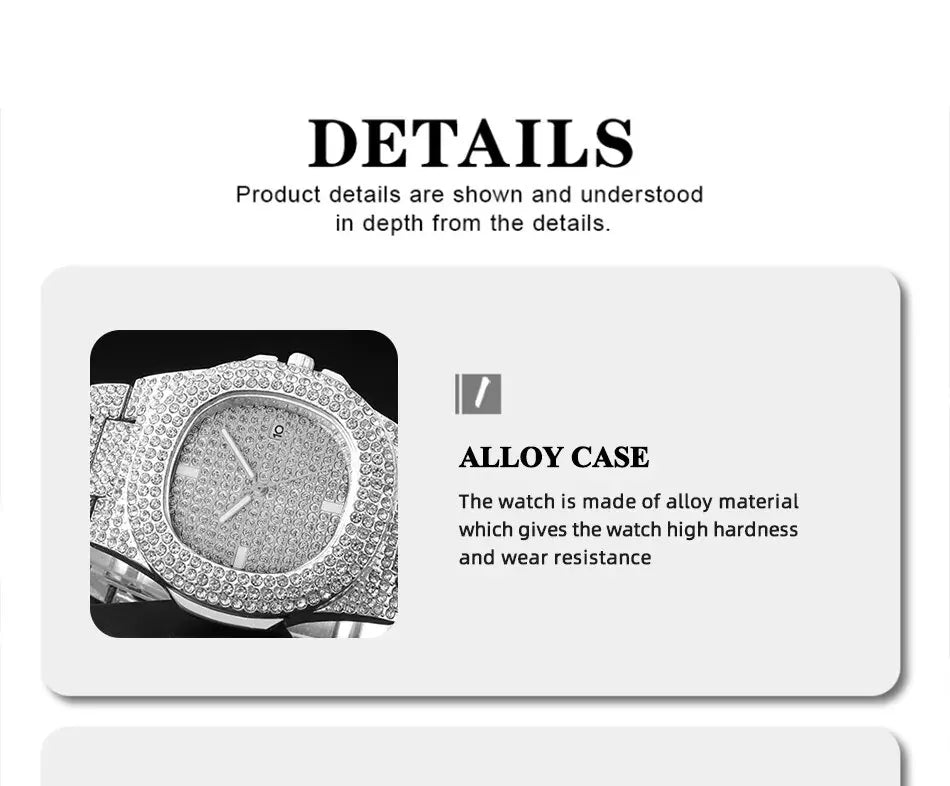 Luxury Fashion Mens Stainless Steel Watches Male Sports Quartz Wristwatch Calendar Luminous Clock Men Business Casual Watch