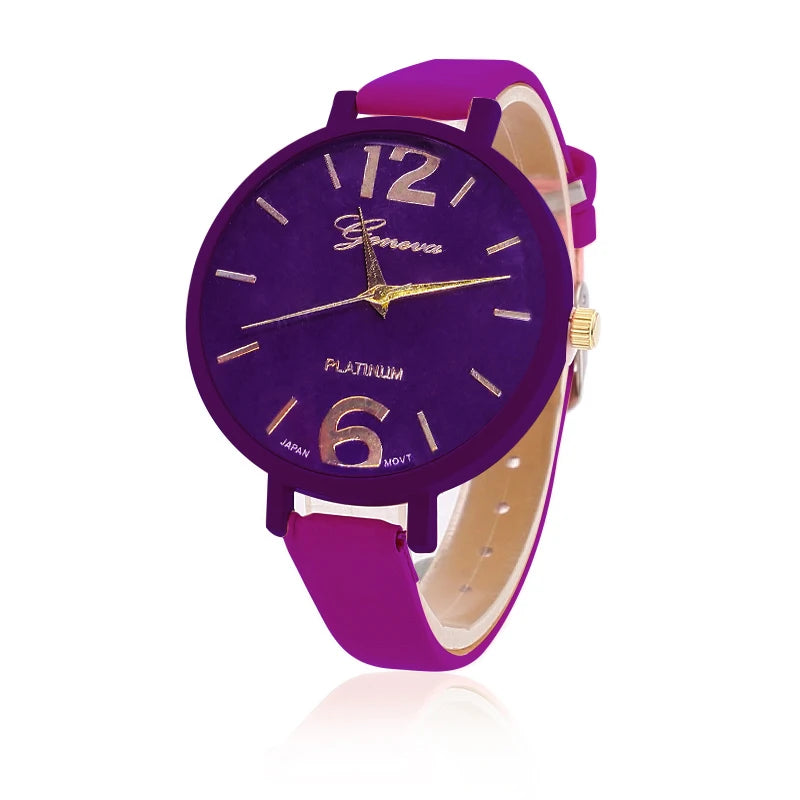 New simple silicone Brand WOKAI Casual Quartz Watch Women Crystal Silicone Watches Relogio Feminino Wrist Watch Hot sale