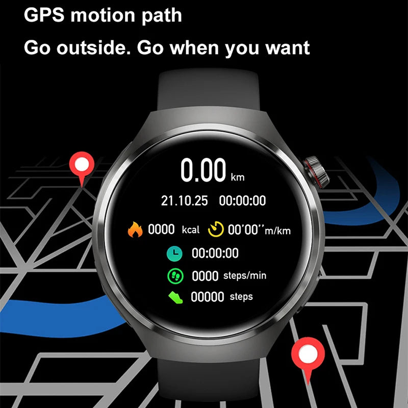 2025 New for HUAWEI Original Premium GPS Smart Watch TWS 2 in 1 NFC Bluetooth Call Earphone Heart Rate Waterproof Smart Bracelet