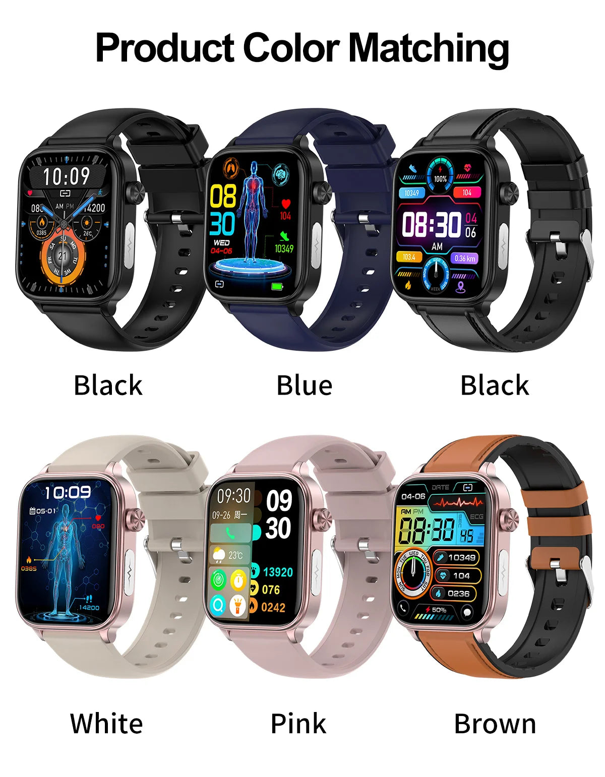 For Xiaomi ECG+PPG Monitoring Smart Watch Women Body Composition Blood Lipid Uric Acid Women Menstrual Health Tracker Smartwatch