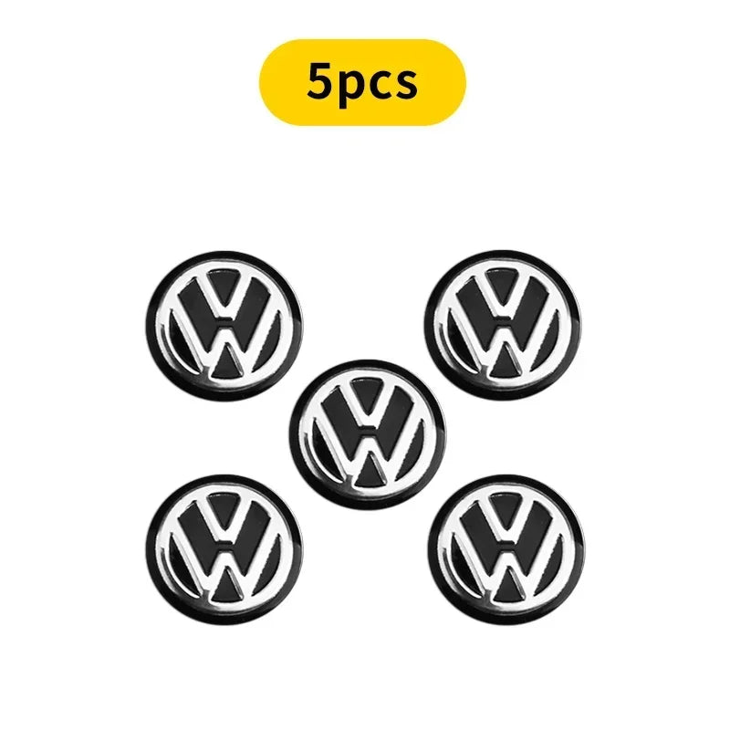 14mm Car Key Badge Emblem Replacement Car Key Stickers For Volkswagen VW Polo Passat B5 B6 B7 T4 T5 Golf 4 5 6 Tiguan Jetta GTI