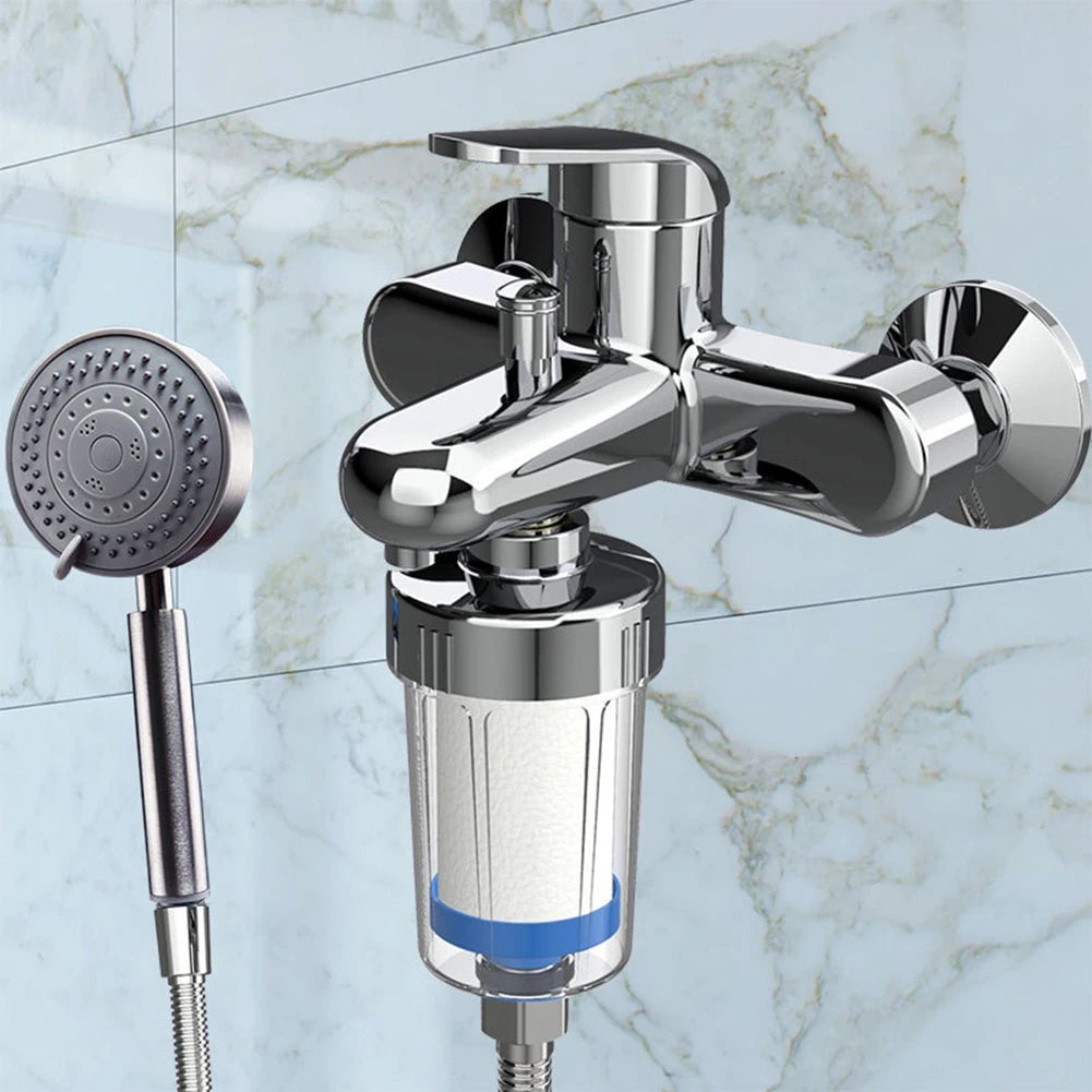 1PC Purifier Output Universal Shower Filter PP Cotton Shower Strainer Faucet Water Heater Purification Kitchen Bathroom Fittings