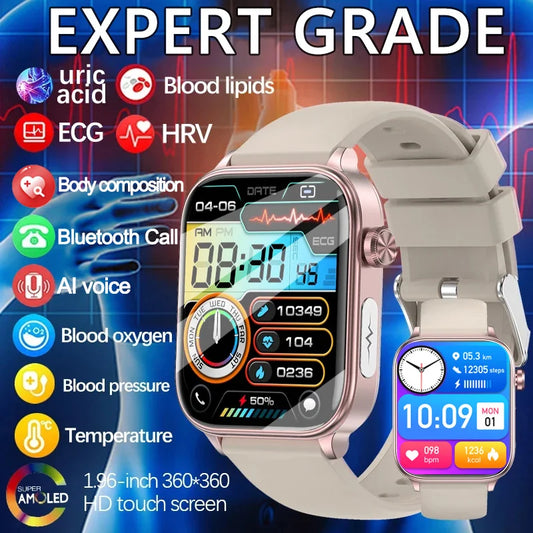 For Xiaomi ECG+PPG Monitoring Smart Watch Women Body Composition Blood Lipid Uric Acid Women Menstrual Health Tracker Smartwatch