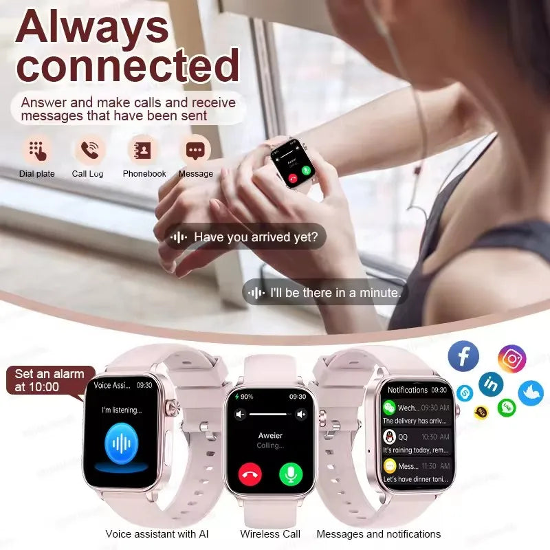 For Xiaomi ECG+PPG Monitoring Smart Watch Women Body Composition Blood Lipid Uric Acid Women Menstrual Health Tracker Smartwatch