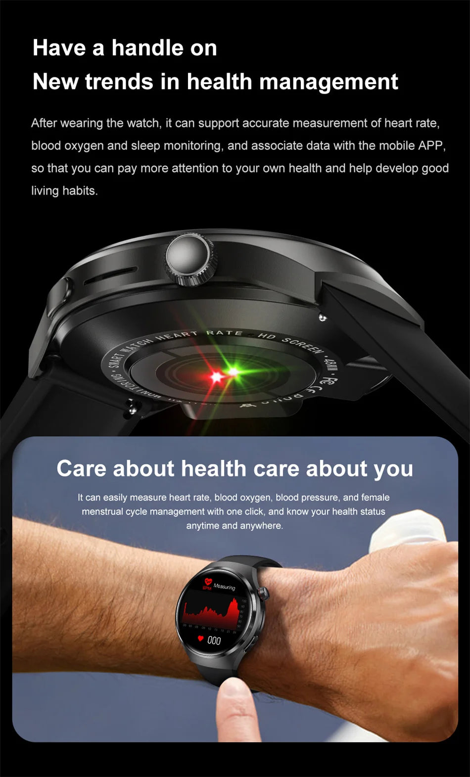 2025 New for HUAWEI Original Premium GPS Smart Watch TWS 2 in 1 NFC Bluetooth Call Earphone Heart Rate Waterproof Smart Bracelet