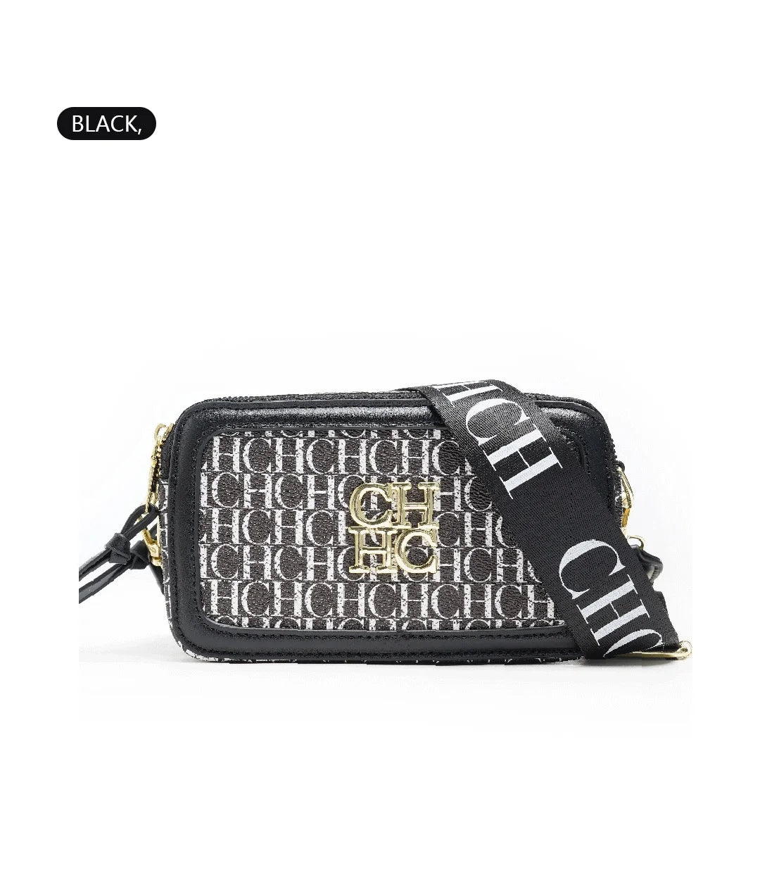 CH Women's Crossbody Bag Letter High Quality Bag Fashion Women's Elegant Shoulder Bag Square Design Solid Color Classic Trendy