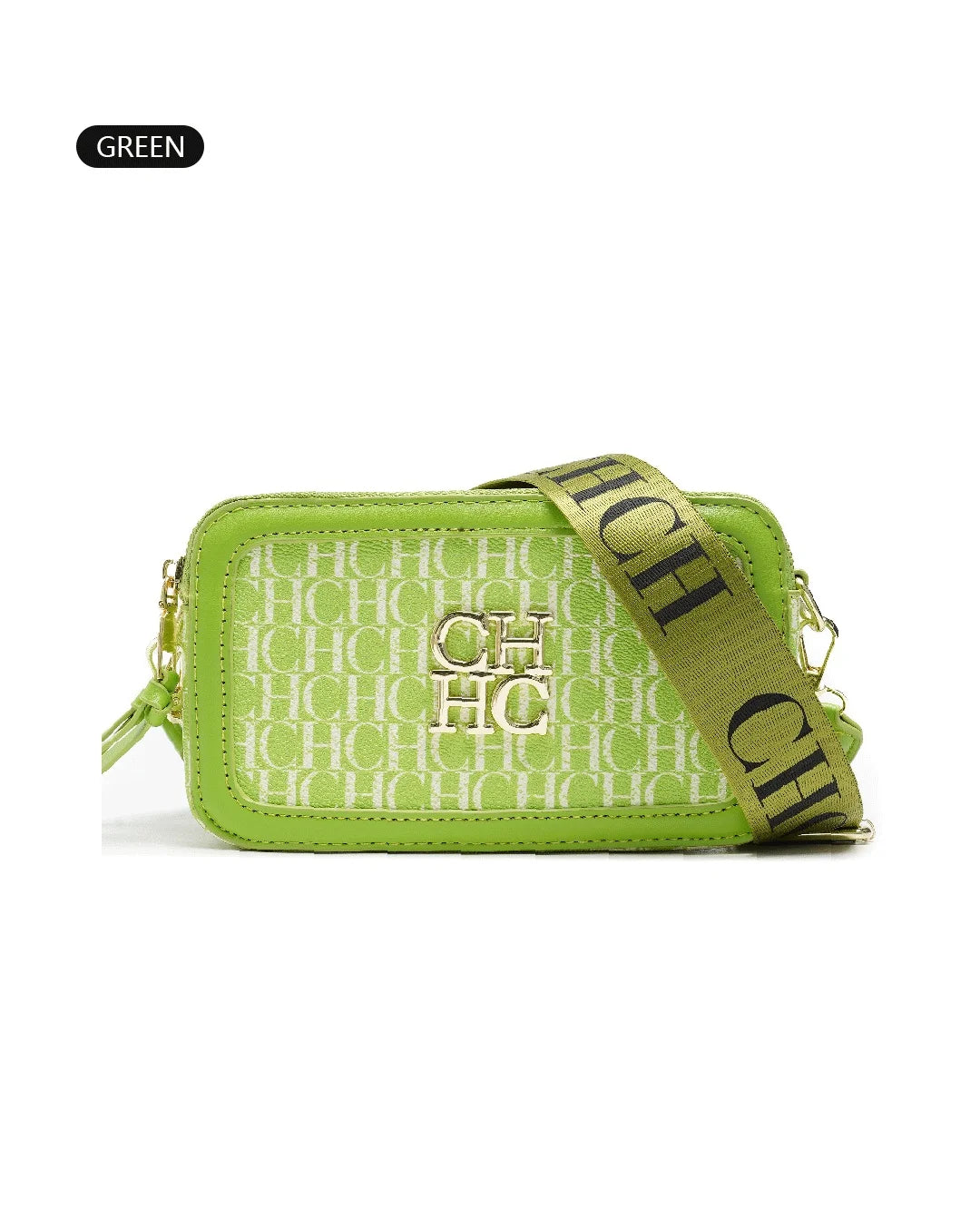 CH Women's Crossbody Bag Letter High Quality Bag Fashion Women's Elegant Shoulder Bag Square Design Solid Color Classic Trendy