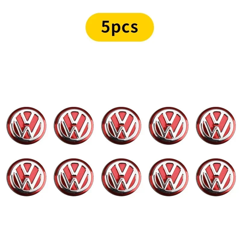 14mm Car Key Badge Emblem Replacement Car Key Stickers For Volkswagen VW Polo Passat B5 B6 B7 T4 T5 Golf 4 5 6 Tiguan Jetta GTI