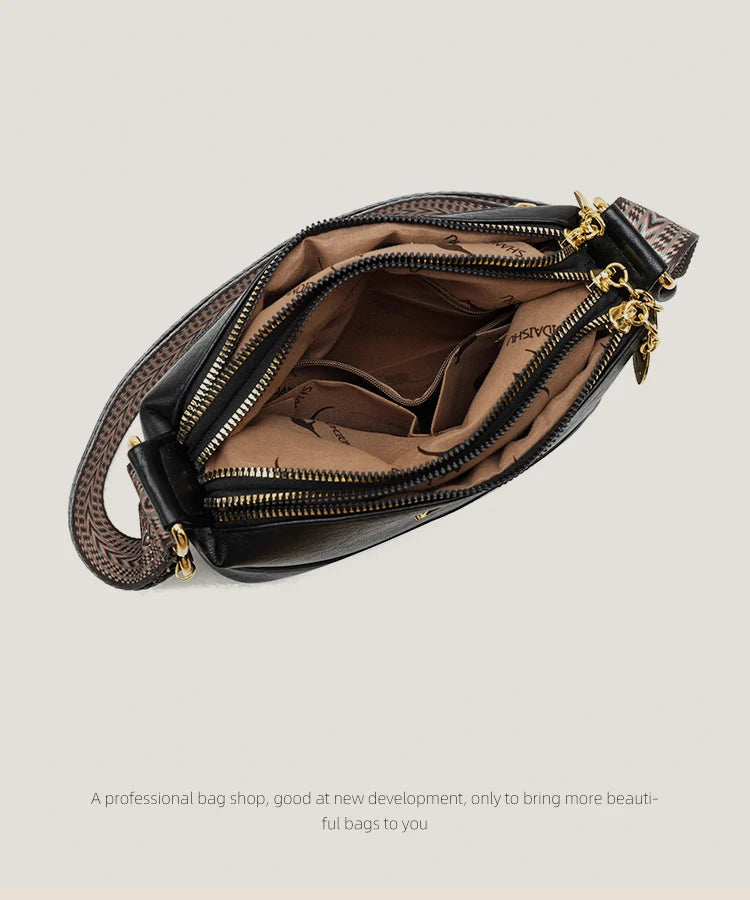 Sac A Main High Quality Soft Leather Luxury Purses And Handbags Female Bags Designer Multilayer Women Shoulder Crossbody Bags