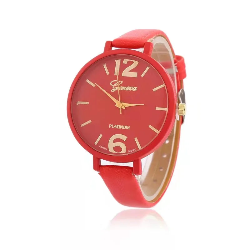 New simple silicone Brand WOKAI Casual Quartz Watch Women Crystal Silicone Watches Relogio Feminino Wrist Watch Hot sale