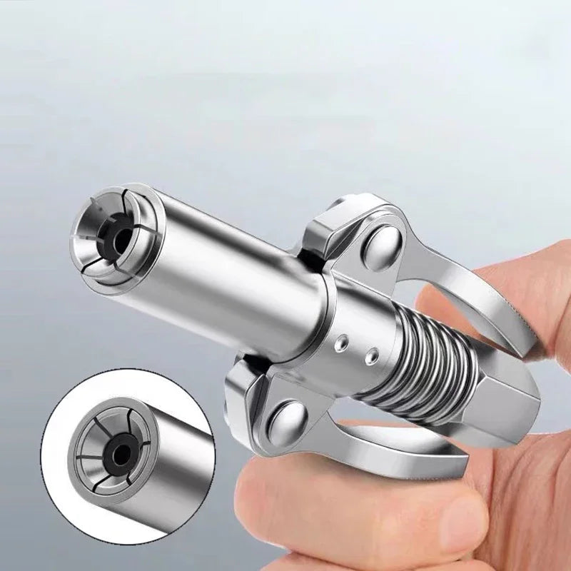 Grease Guns Coupler Heavy-Duty Oil Injector Pump Syringe Lubrication Nozzle Tooling Manual Greaser Fat Press Tip Car Accessories