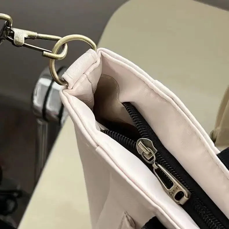 New Casual Tote Large Capacity Shoulder Bag Nylon Waterproof Canvas Handbag Simple Fashion Messenger Bags For Schoolgirl
