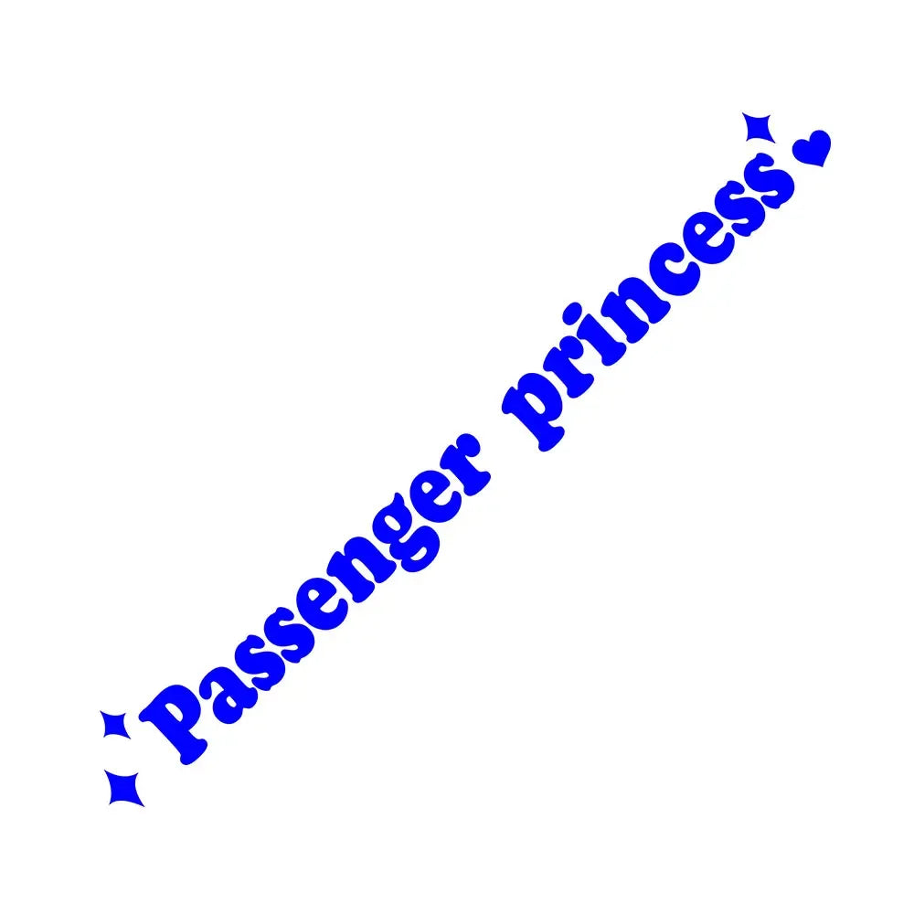 Passenger Princess Car Sticker Cute Car Mirror Sticker Princess Car Sticker Self-adhesive Rearview Mirror for Suv