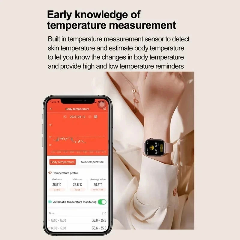 For Xiaomi ECG+PPG Monitoring Smart Watch Women Body Composition Blood Lipid Uric Acid Women Menstrual Health Tracker Smartwatch