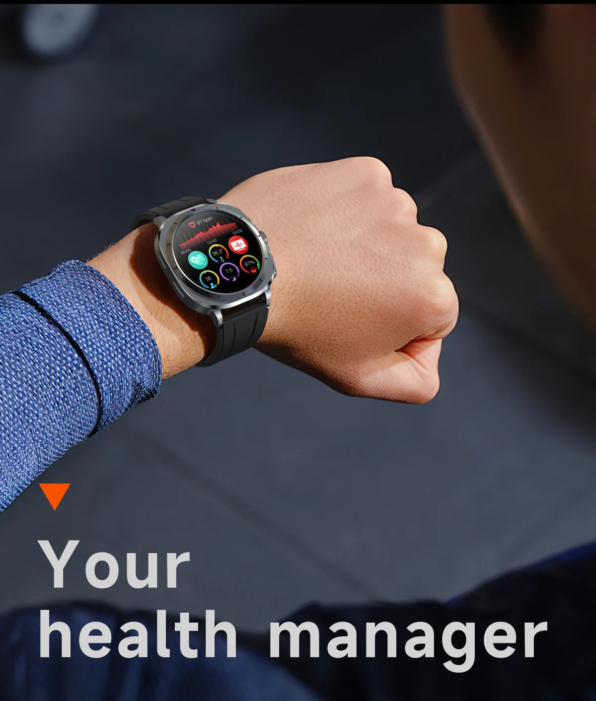 2025 New For Samsung Galaxy Watch 7 Blood Lipids Uric Acid Blood Pressure Body Analysis Smart Watch ECG+PPG Clock Smartwatch Men