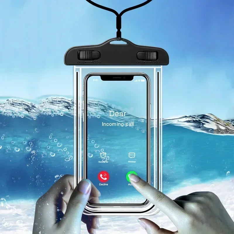 Universal Underwater Phone Protector Pouch Cover Waterproof Phone Case Swimming Water Proof Bag for IPhone Samsung Xiaomi Redmi