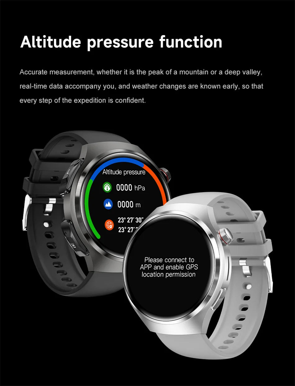 2025 New for HUAWEI Original Premium GPS Smart Watch TWS 2 in 1 NFC Bluetooth Call Earphone Heart Rate Waterproof Smart Bracelet
