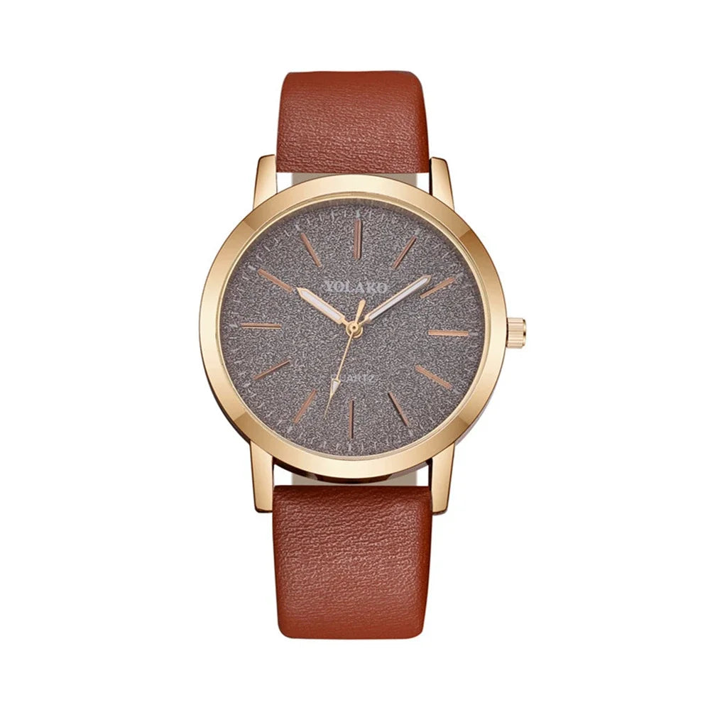 Fashion Women Leather Quartz watch