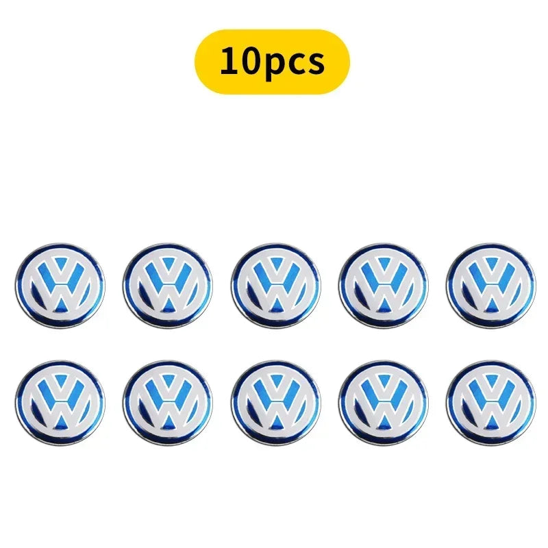 14mm Car Key Badge Emblem Replacement Car Key Stickers For Volkswagen VW Polo Passat B5 B6 B7 T4 T5 Golf 4 5 6 Tiguan Jetta GTI