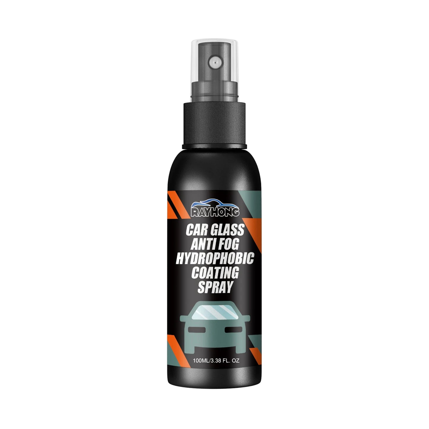 Hydrophobic Windshield Spray - Water Repellent Anti-Fog Coating for Car & Mirrors,Quick-Drying Streak-Free Protection & Cleaning