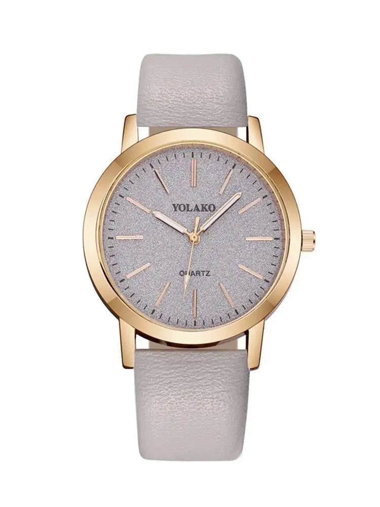 Fashion Women Leather Quartz watch