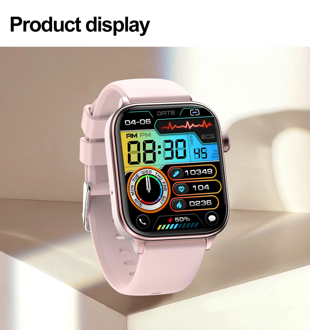 For Xiaomi ECG+PPG Monitoring Smart Watch Women Body Composition Blood Lipid Uric Acid Women Menstrual Health Tracker Smartwatch