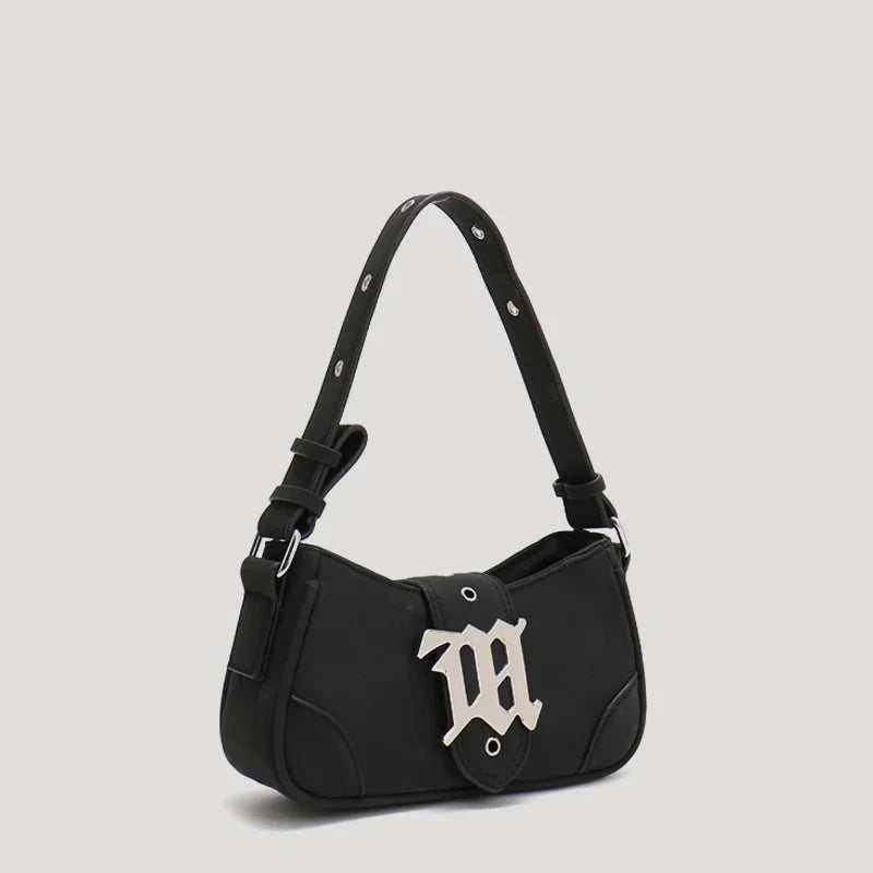 Casual Bags For Women Luxury Designer Brand Handbags And Purses 2024 New In PU Nubuck Sheet Metal Decoration Crossbody Bag Small