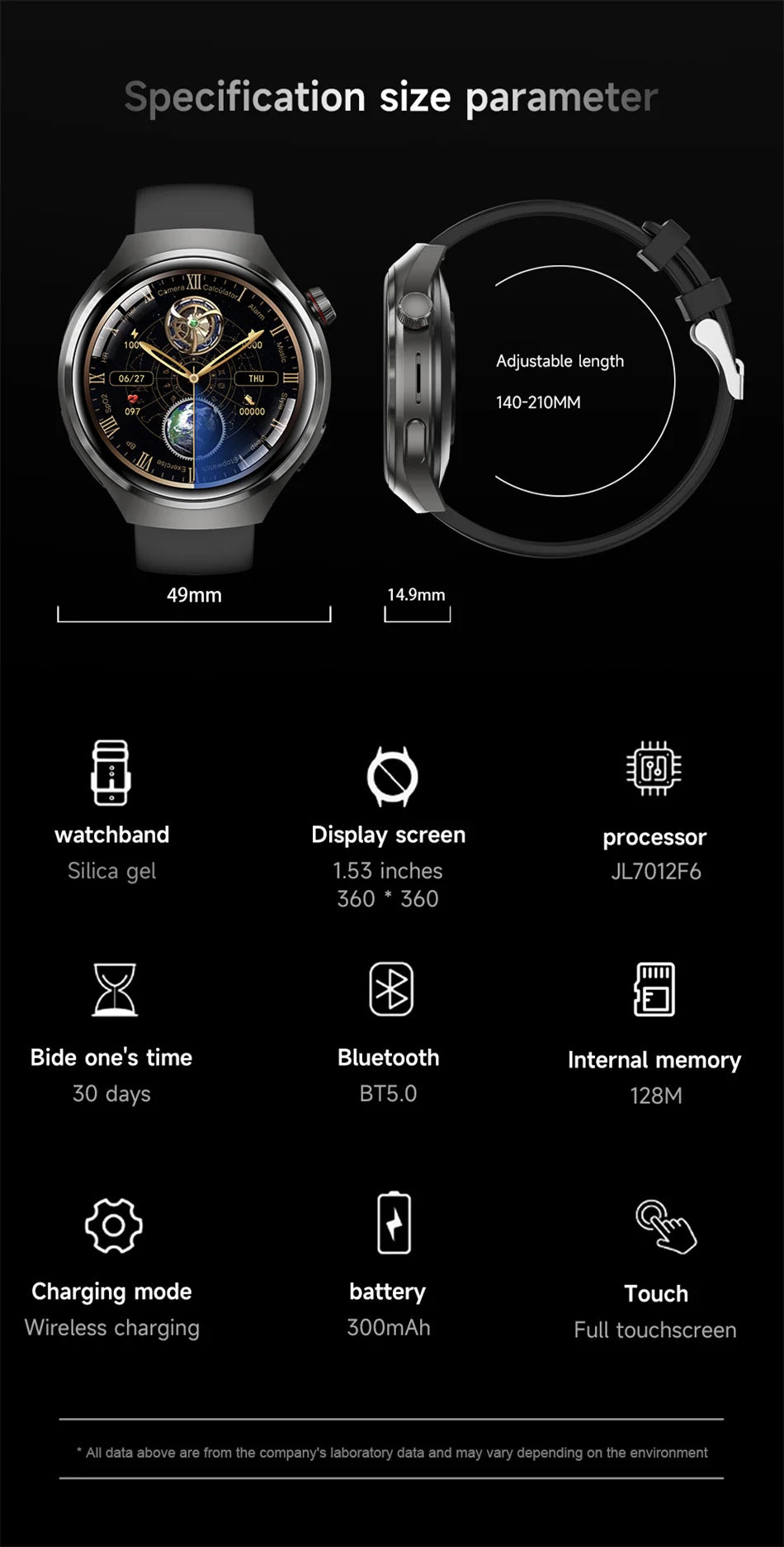 2025 New for HUAWEI Original Premium GPS Smart Watch TWS 2 in 1 NFC Bluetooth Call Earphone Heart Rate Waterproof Smart Bracelet