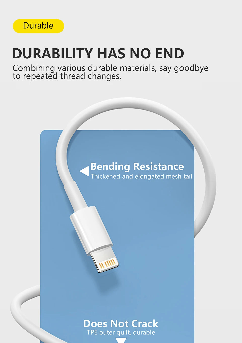 For APPLE USB Cable For iPhone 13 12 11 14 Pro Max XR X XS Max 6S 6 7 8 Plus iPad iPhone Charger Fast Charging Cable Accessories