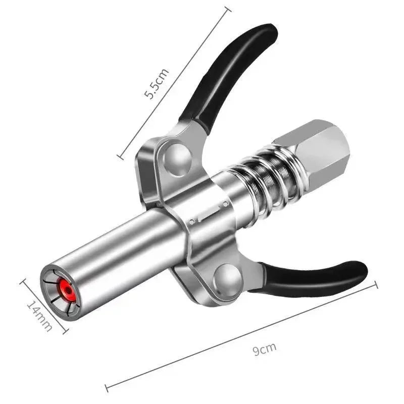 Grease Guns Coupler Heavy-Duty Oil Injector Pump Syringe Lubrication Nozzle Tooling Manual Greaser Fat Press Tip Car Accessories